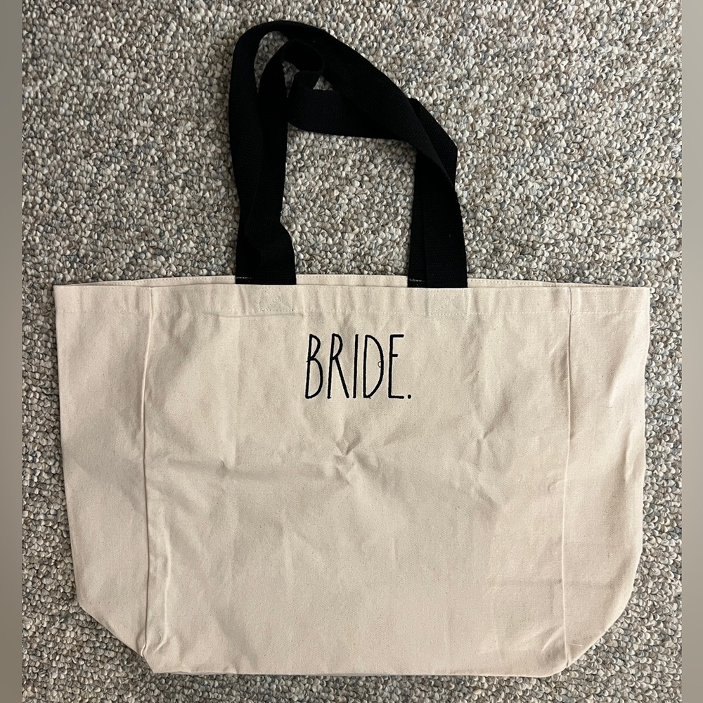 NWOT Rae Dunn BRIDE Beach Bag Tote